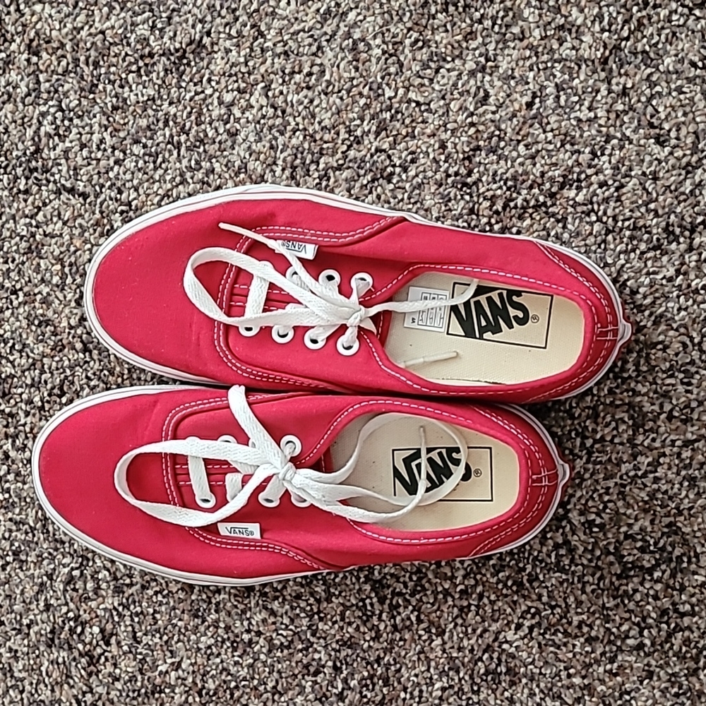 Size 7 Red Vans